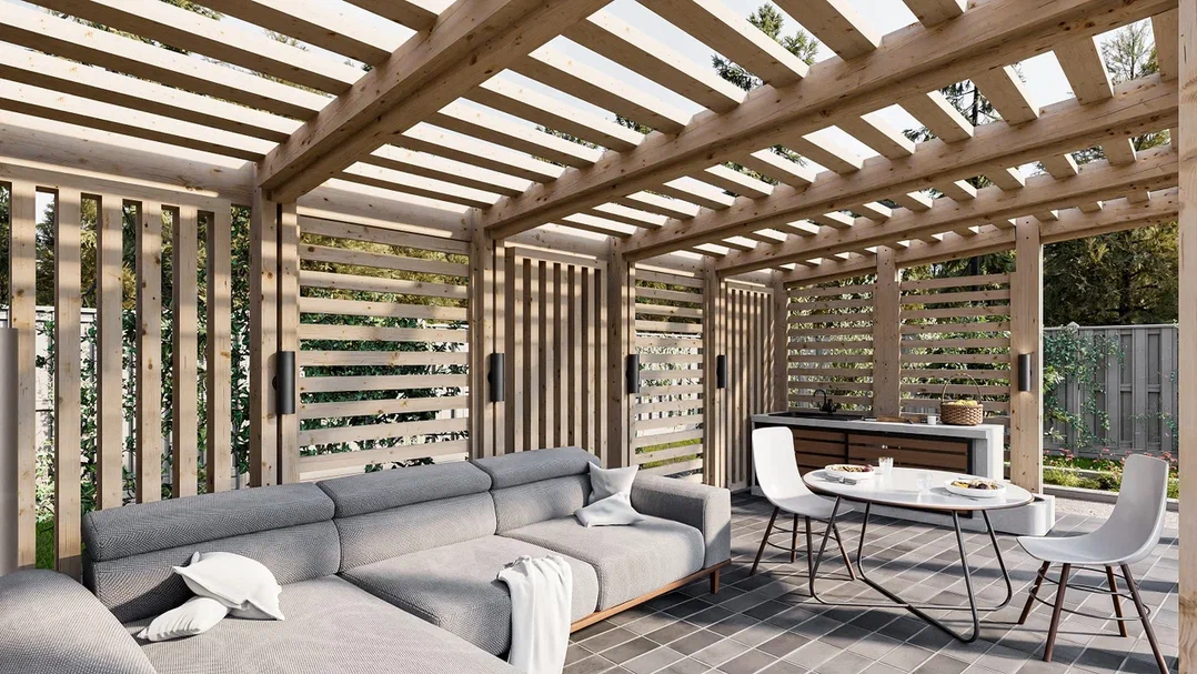 Беседка-пергола 30