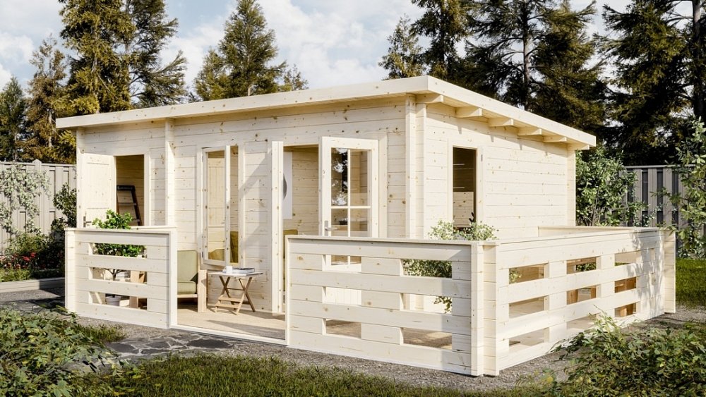 Терраса угловая