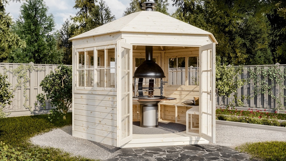 Беседка 10 шестигранная