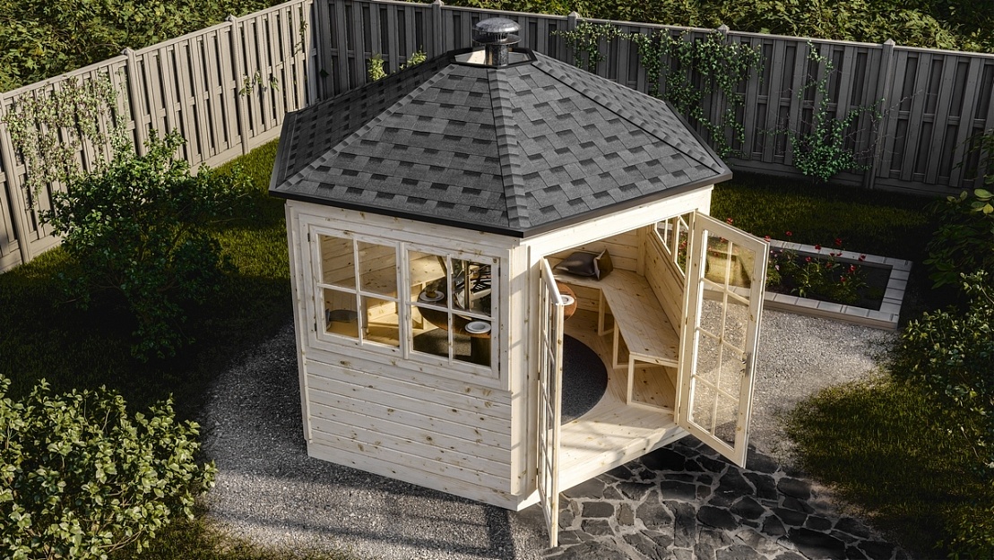 Беседка 10 шестигранная