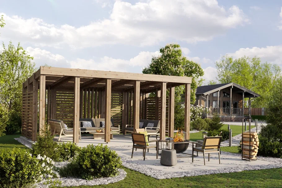 Беседка-пергола 30