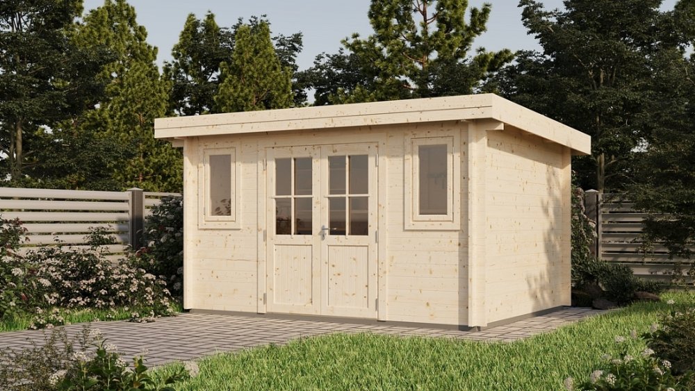 Хозблок 10 Однокскатный